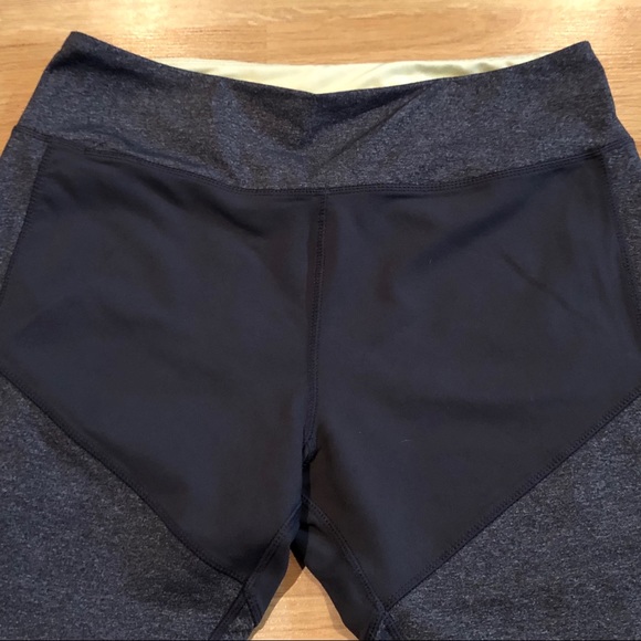 KYODAN Capri workout pants gray & black zipper Med - Picture 3 of 8